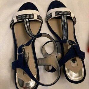 NEW Rialto Raye 7.5 NAVY BLUE Dress Sandals
